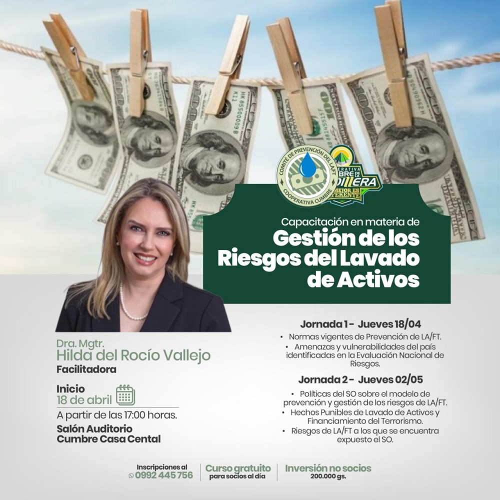 Gestión del Riesgo del Lavado de Activos”